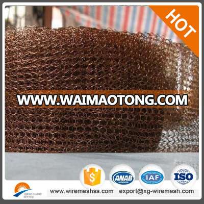 copper knitted wire mesh screen for filter